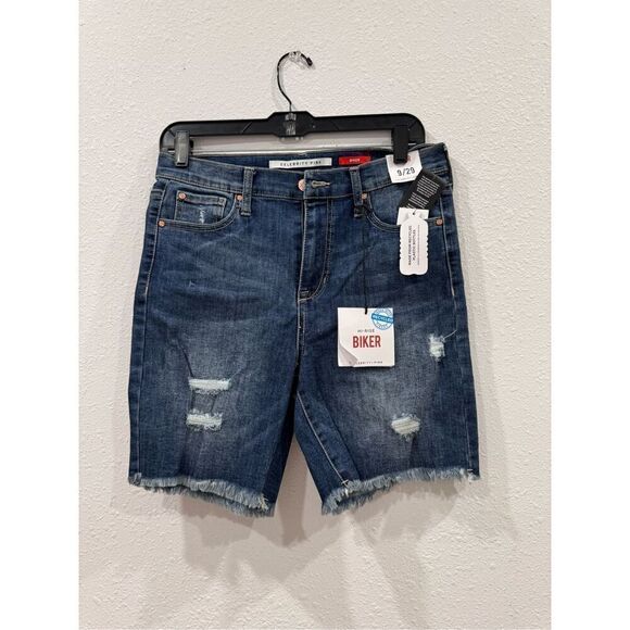Celebrity pink biker short size 9 high rise 6” - Picture 1 of 9